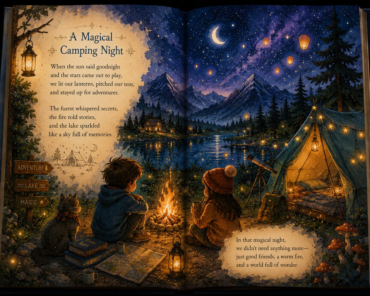 AI Prompt for Whimsical Children's Book Illustrations with Watercolor Textures