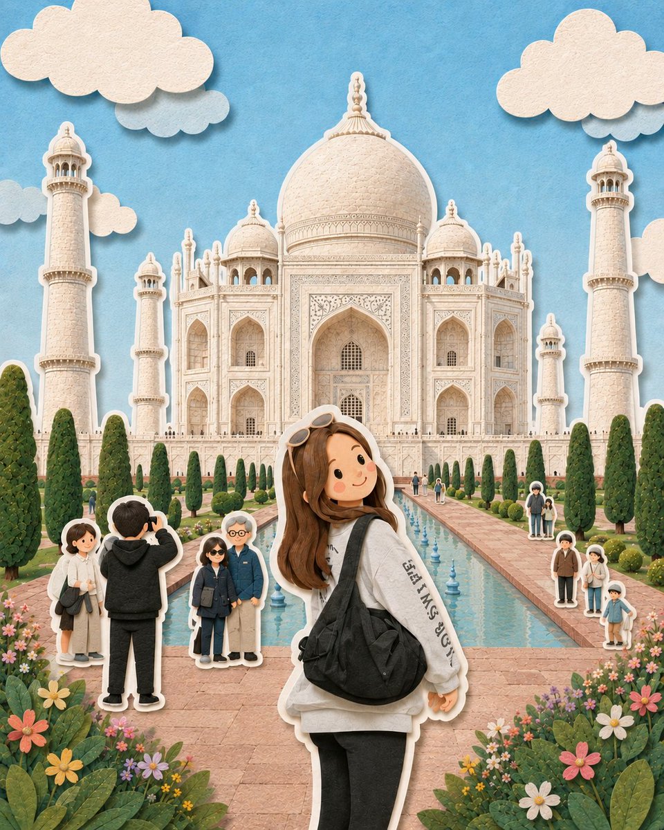 AI Prompt for Whimsical Paper Cut-Out Illustrations