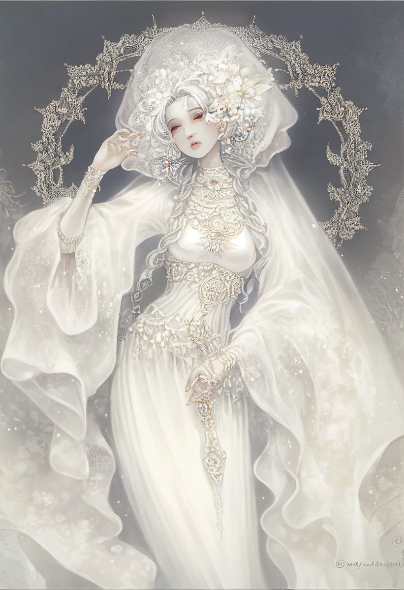 AI Prompt: Generate a Captivating Ivory-Crowned Fantasy Goddess for Artificial Intelligence Illustrations