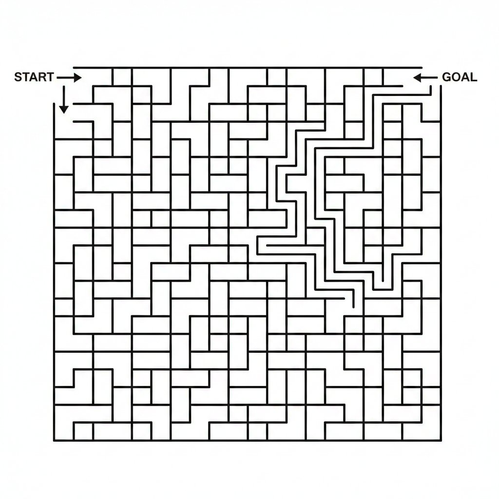 AI Prompt: Generation Failure - Cracking Code for Impossible Mazes (Nano Banana)