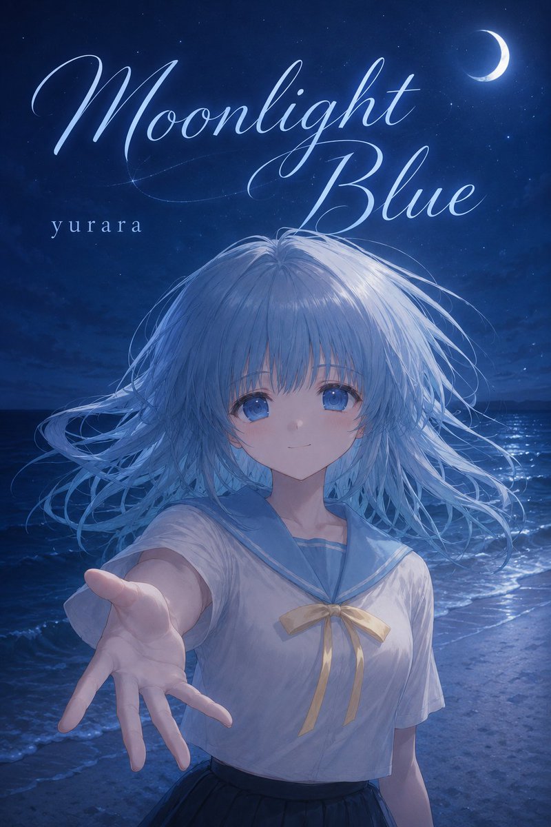 AI Prompts for Anime and Manga Cover Art: Generate Moonlit Beach Scenes with Sailor Uniforms