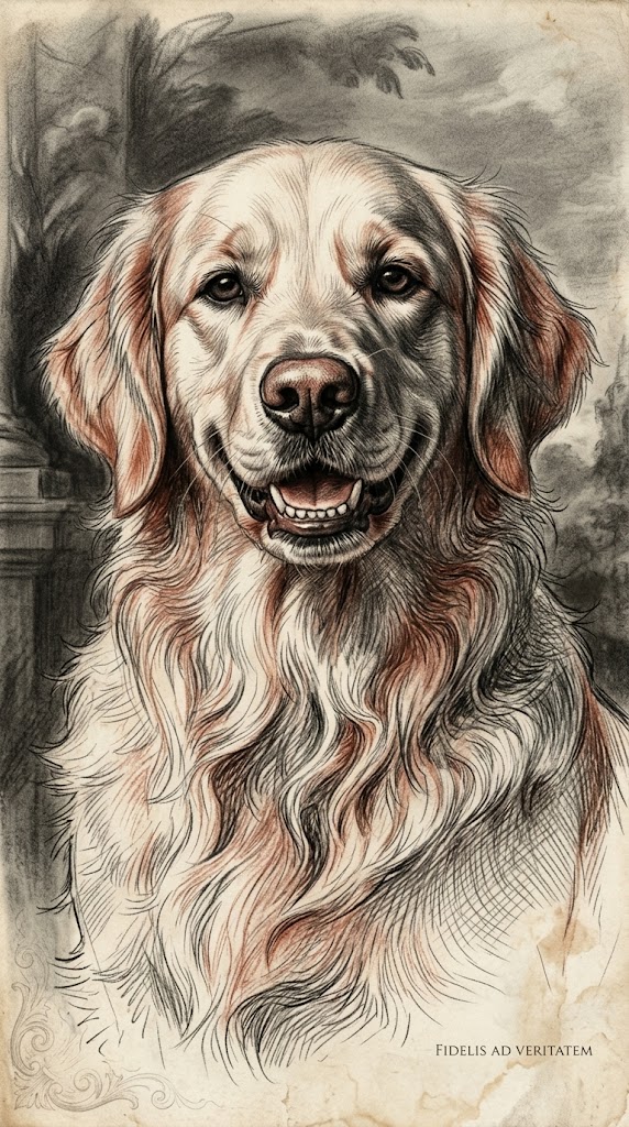 Baroque Graphite Sketch with Chiaroscuro Lighting & Drama