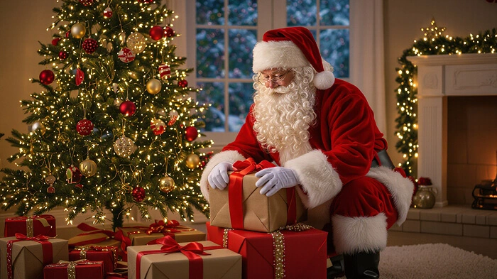 Cozy Classic Christmas Artwork Prompt