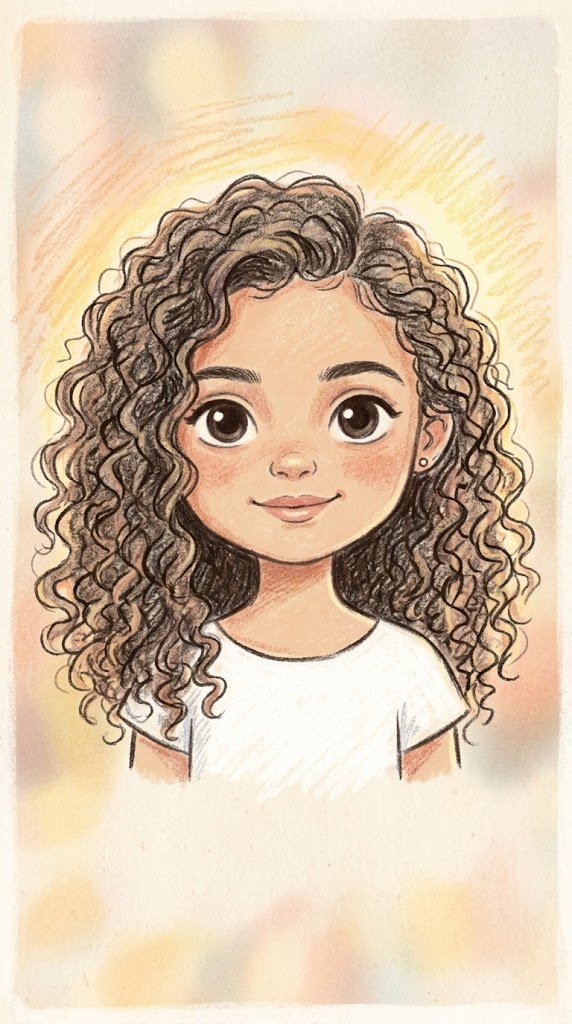 Cute Retro Children's Book Illustration Style