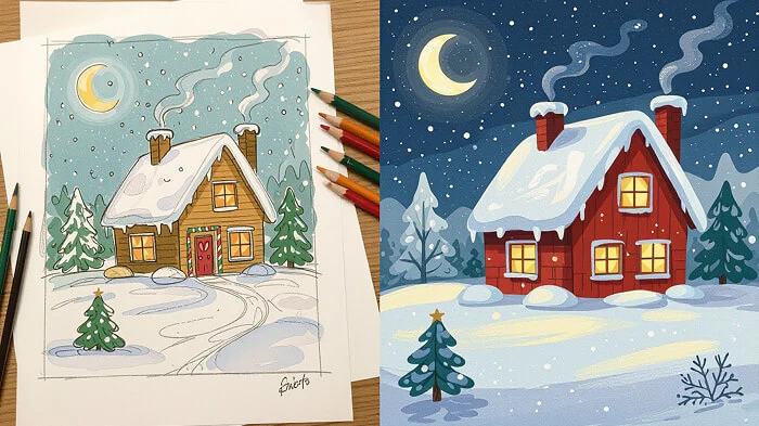 Festive Christmas Art Prompts to Spark Creative Holiday Designs