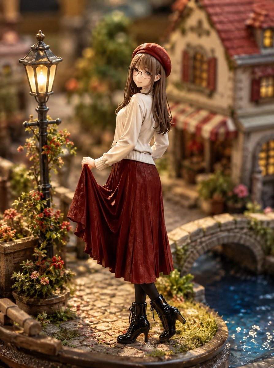 Free AI Prompt Generator: Miniature Diorama Style Transformation for 3D Render & Photography