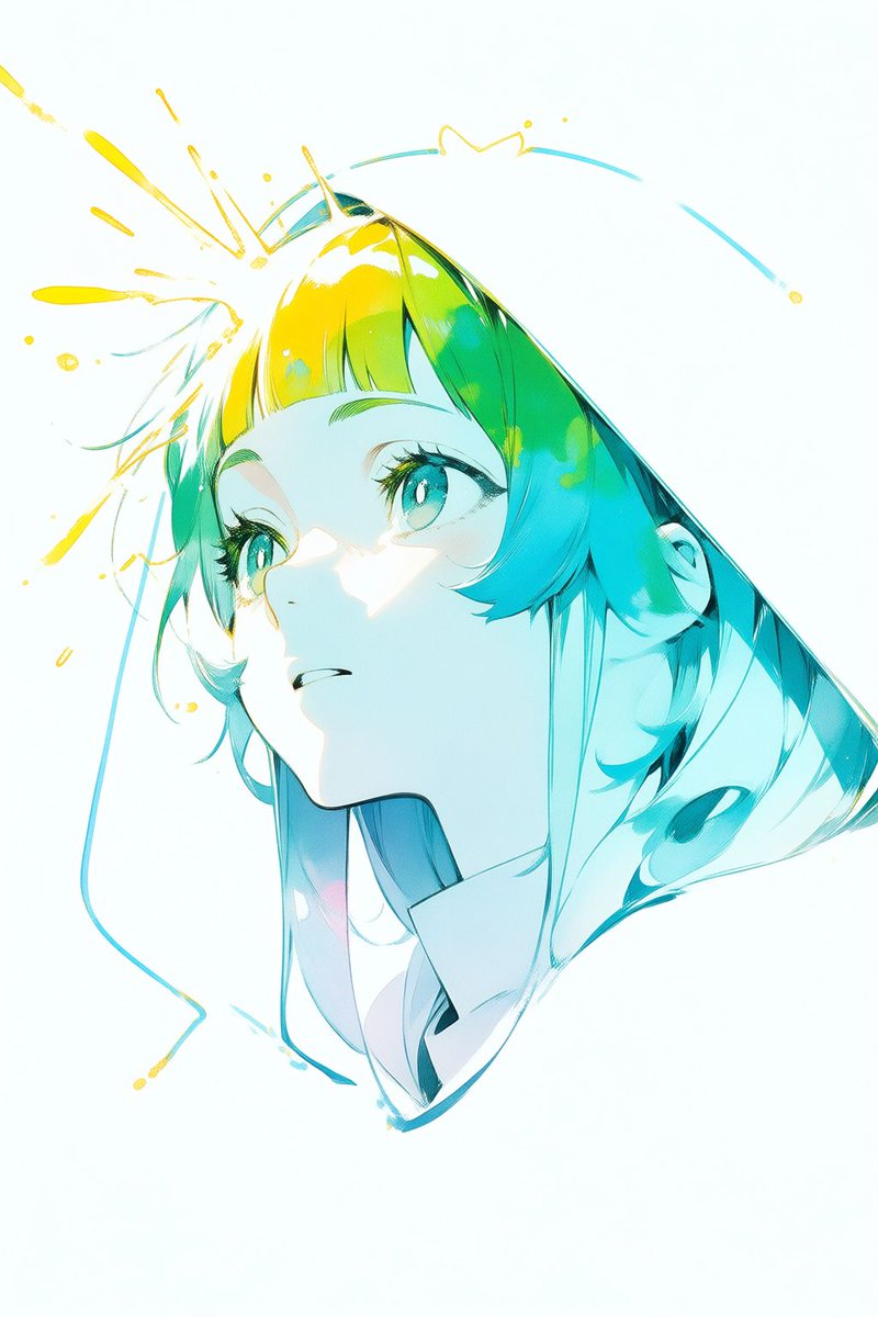 Futuristic Anime Female Illustration