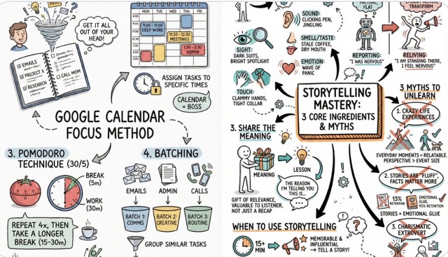 Hand-Drawn Sketchnote A4 Graphic Recording Visual Summary
