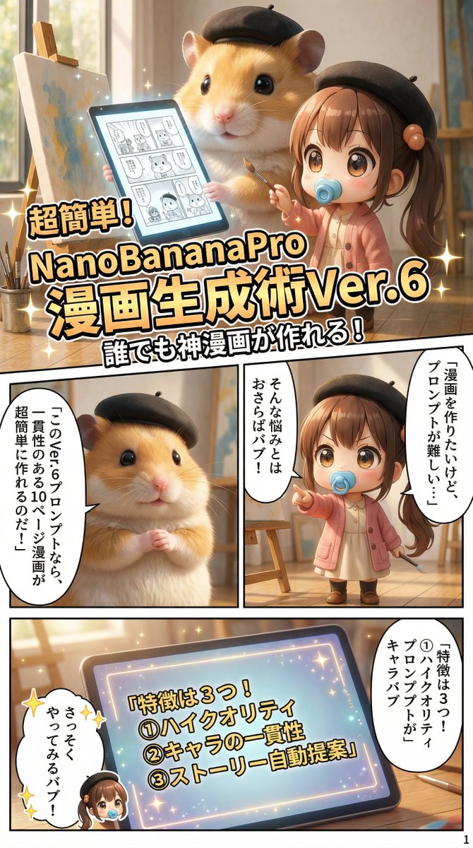 NanoBananaPro 10-Page AI Manga Generator Prompt