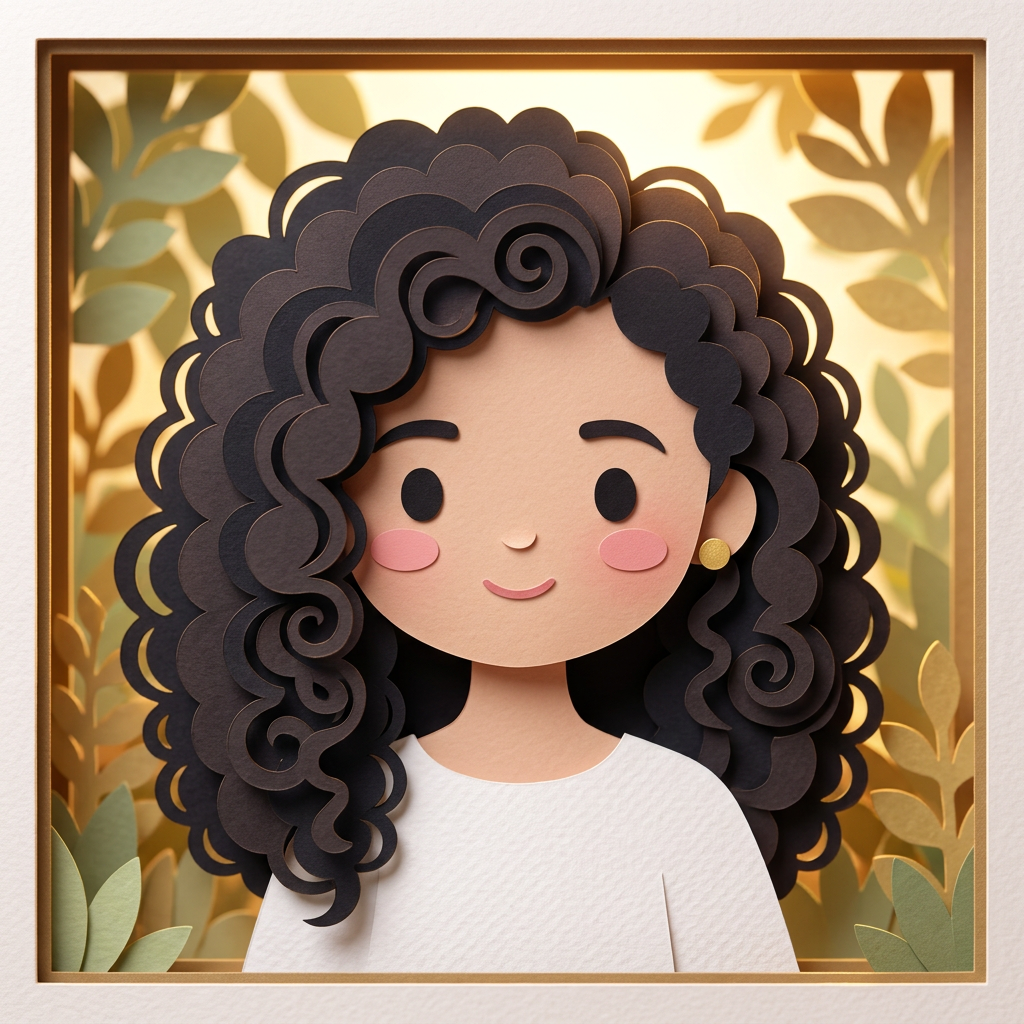 Soft Paper-Cut Layered Illustration AI Prompt