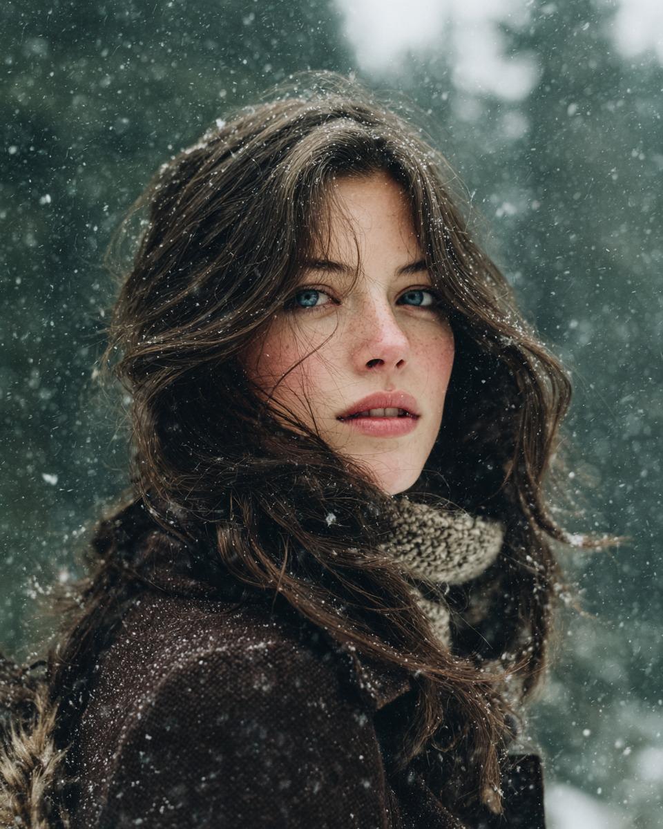 AI Prompt for Photorealistic Winter Portrait