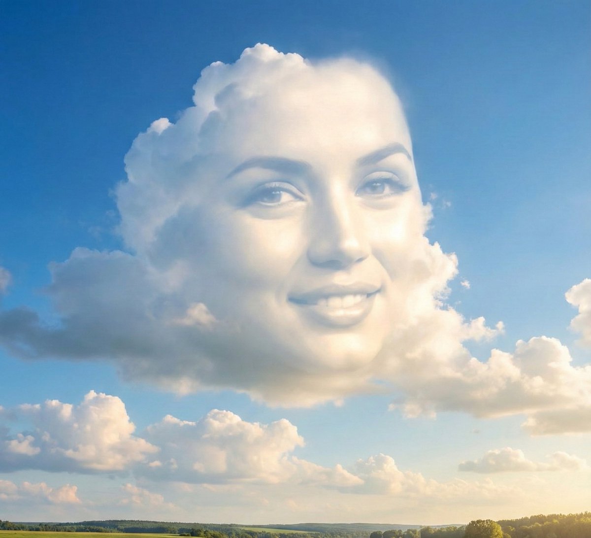 AI Prompt for Ultra-Realistic Cloud Silhouette with Realistic Lighting and Composition