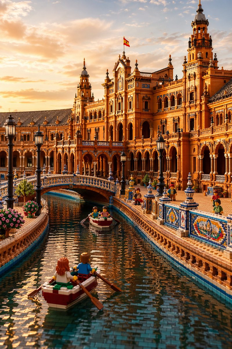 AI Prompt for CGI Plaza de España Landscape