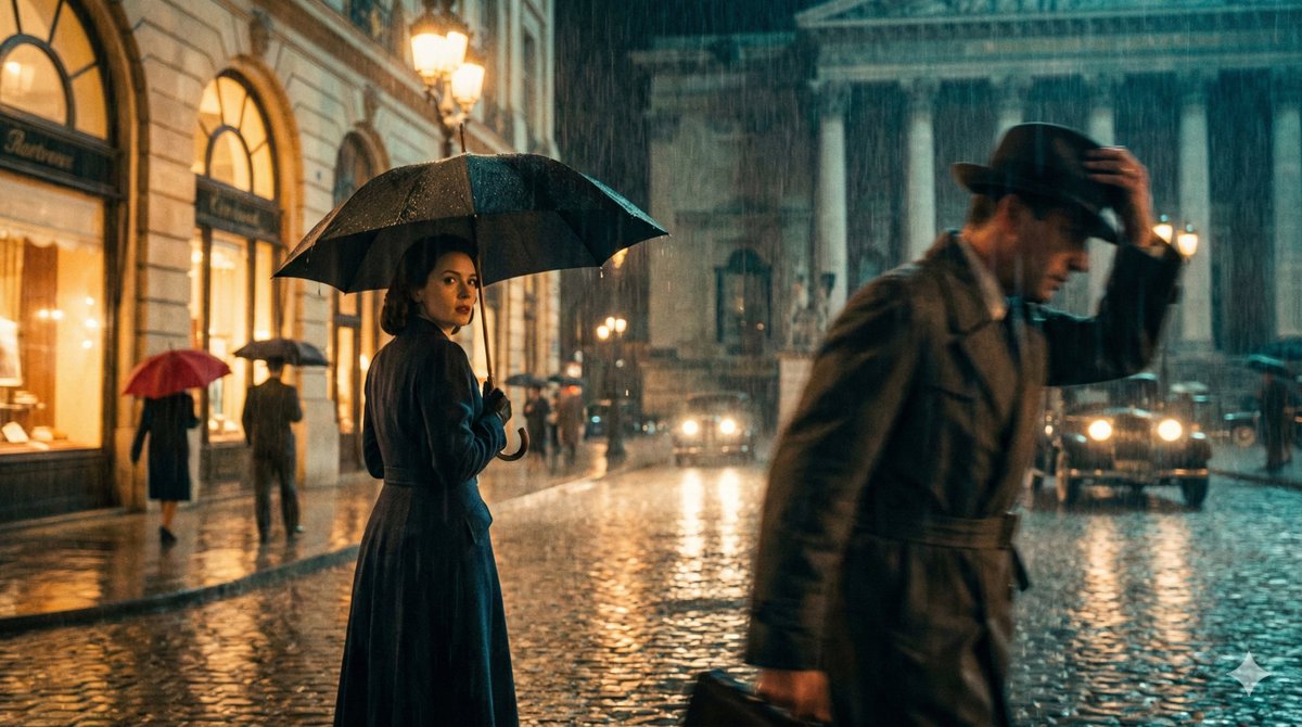 AI Prompt for Cinematic Rainy Cityscape Photography