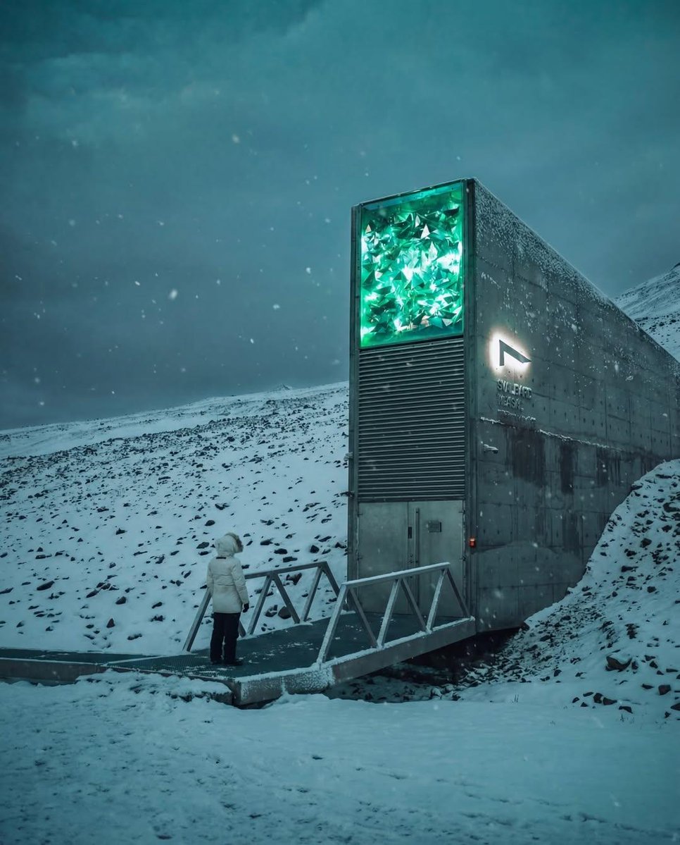 AI Prompt for Cinematic Winter Landscape with Futuristic Architecture