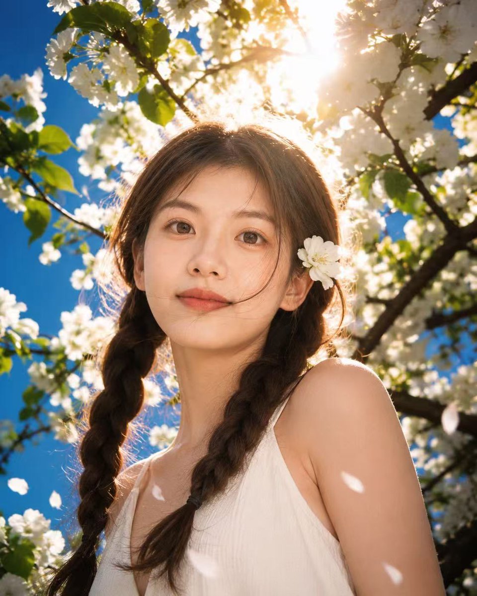 AI Prompt for Dreamy Spring Landscape Photography