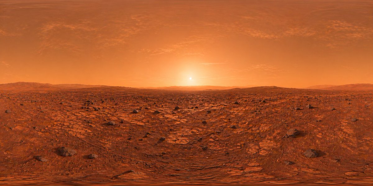 AI Prompt for Equirectangular Martian Panorama Generation