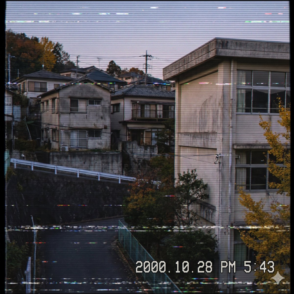 AI Prompt for Nostalgic Japanese Suburb Photography - Retro Cityscape Images