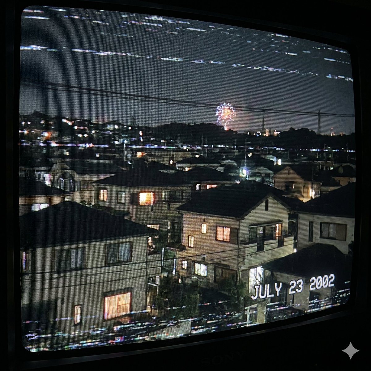 AI Prompt for Retro Japanese Suburb Scene