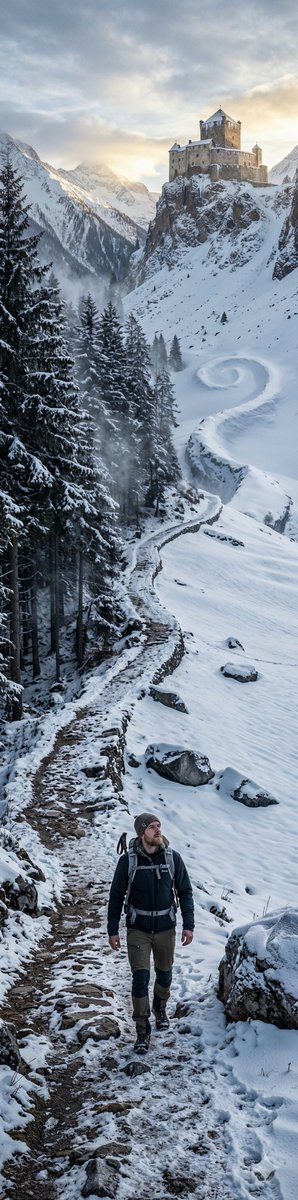 AI Prompt for Ultra-Realistic Swiss Alps Panorama with Mythical Twist