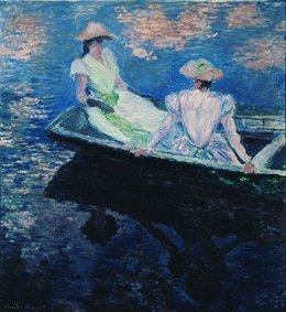 Get the Magical Monet Style AI Boat Ride Image Prompt - Download Ready-to-Use AI Image Prompt