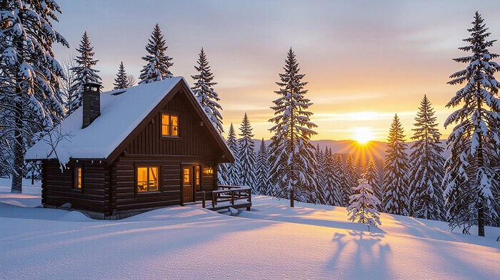 Serene Winter Landscapes: Calm, Soft & Beautiful Scenes