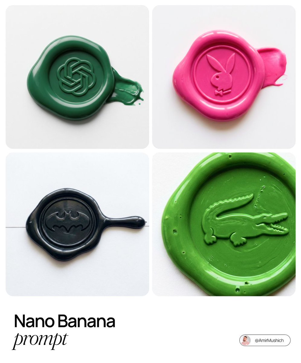 AI Prompt for Tactile Wax Seal Logos with 3D Rendering and Abstract Backgrounds