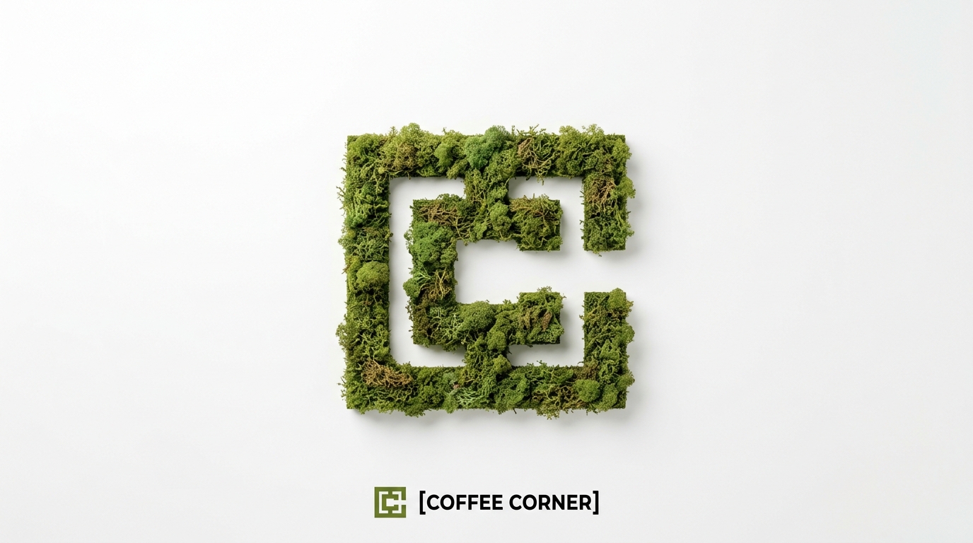 Brands Logo Transformed into Moss Artifact