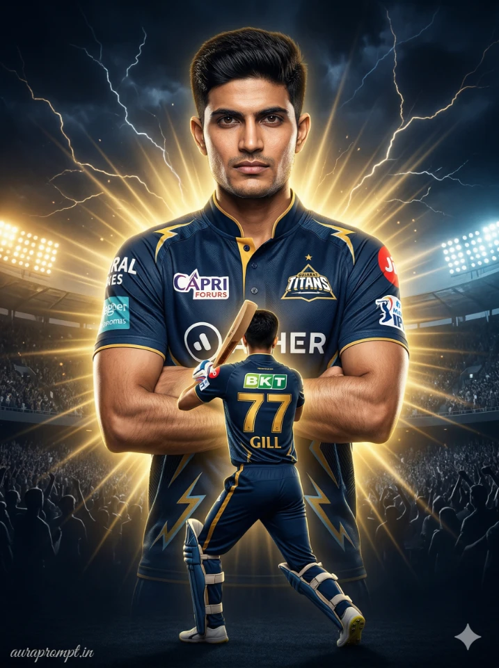 ULTRAREAL IPL Poster - Gujarat Titans Mythology