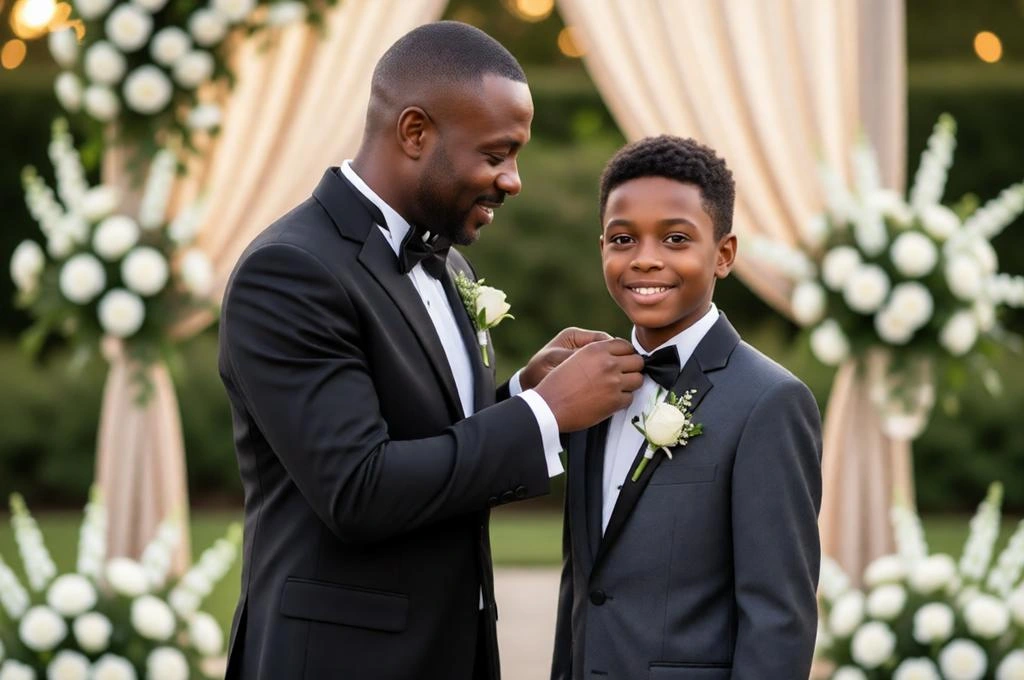 AI Wedding Day Father-Son Portrait Generator