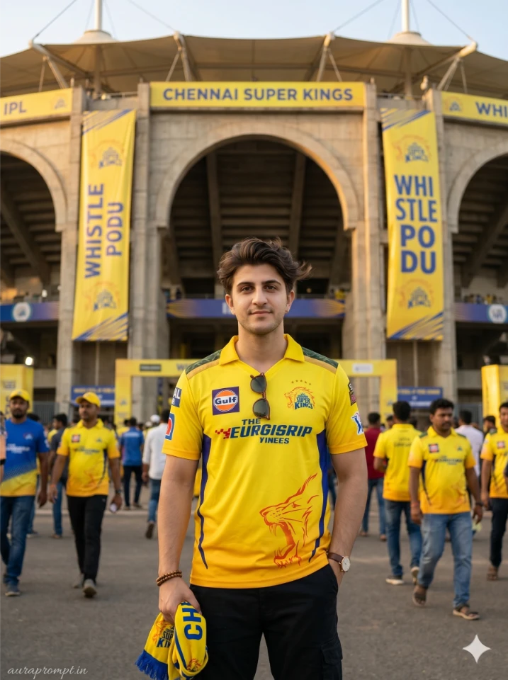 CSK Fan Editorial: Chennnai Super Kings Portrait