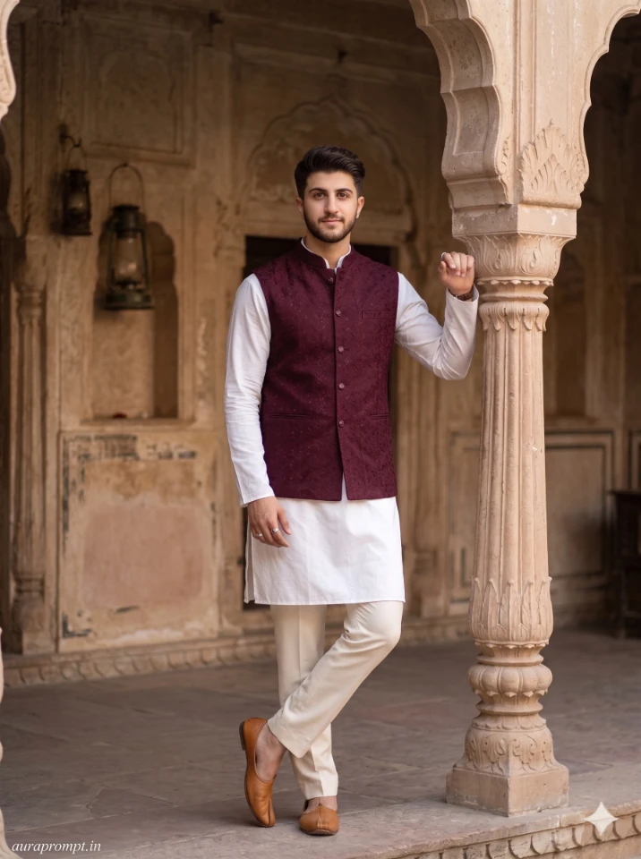 Elegant Indian Heritage Portrait Editorial