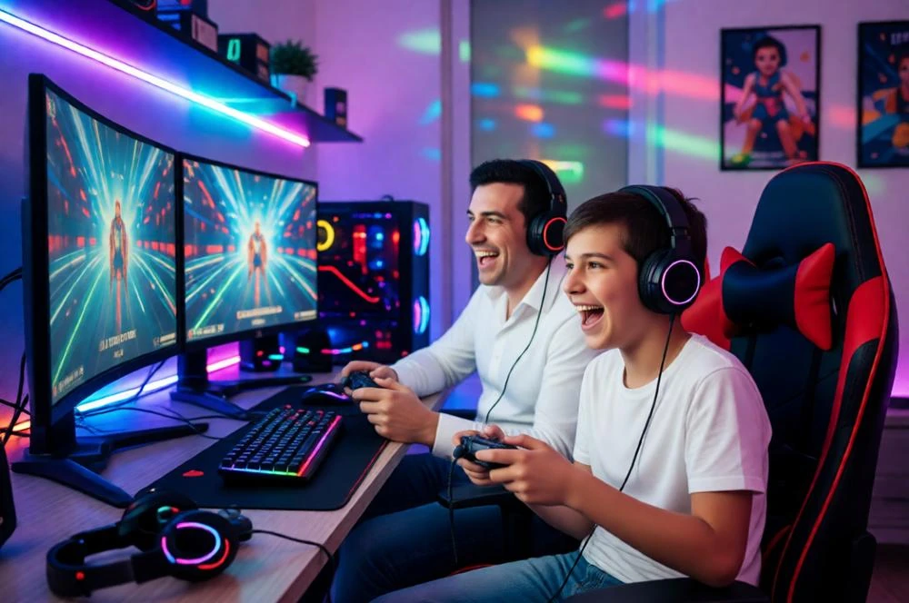 Father-Son Gaming Room – Ultra-Realistic Setup