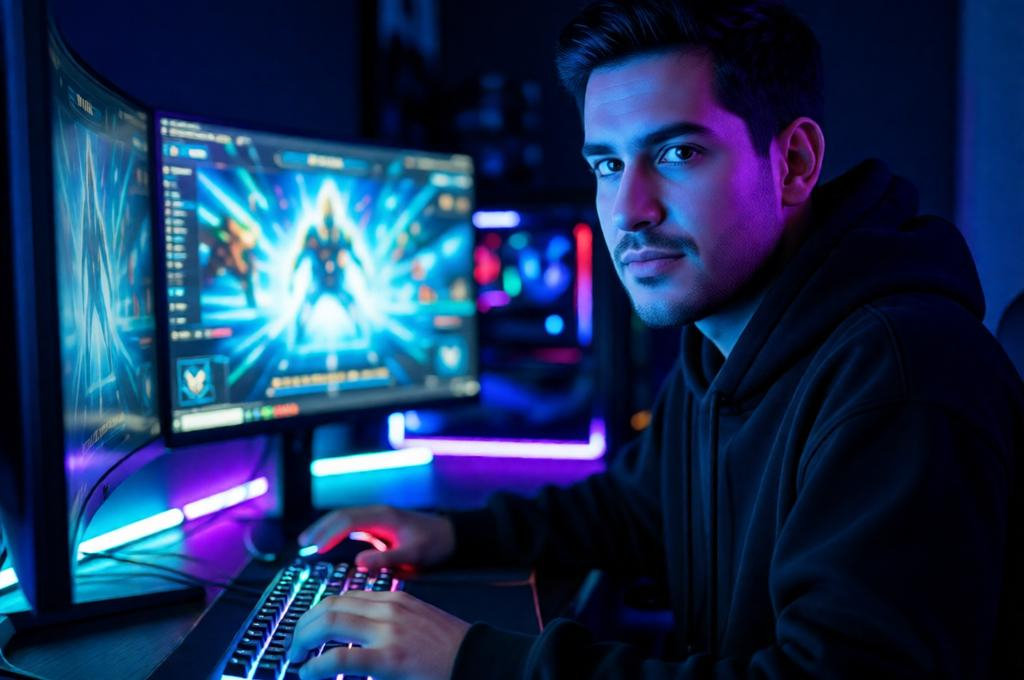 Gamer Portrait: RGB Battlestation Setup