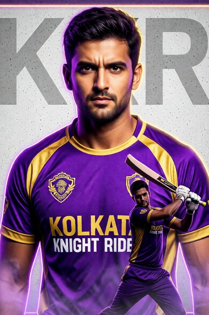 Hyper‑Realistic IPL Double‑Exposure Sports Poster 8K
