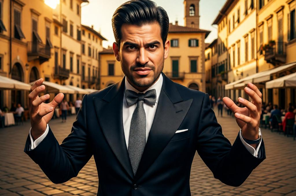 Italian Glamour Portrait AI Prompt – Photorealistic 8K