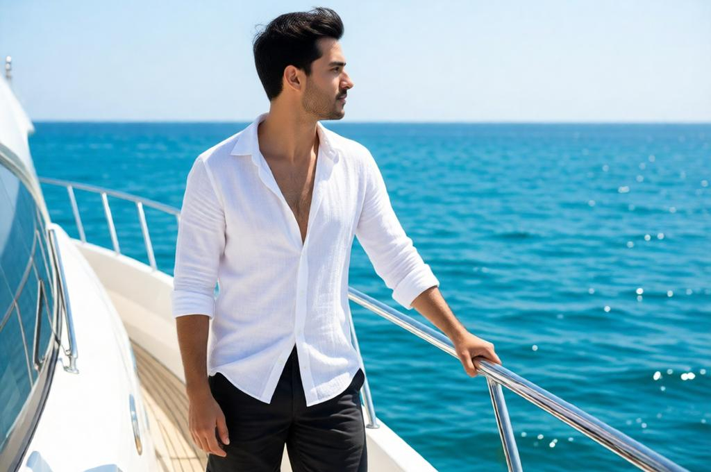Luxury Yacht Male Portrait – Photorealistic 8K Shot