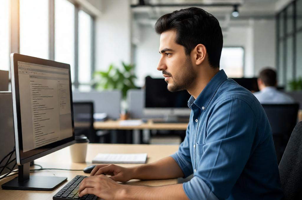 Photorealistic Office Male Portrait – 8K Candid Shot