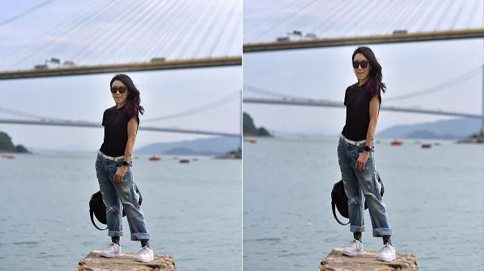 Tall & Confident Portrait Photo Editing Prompt