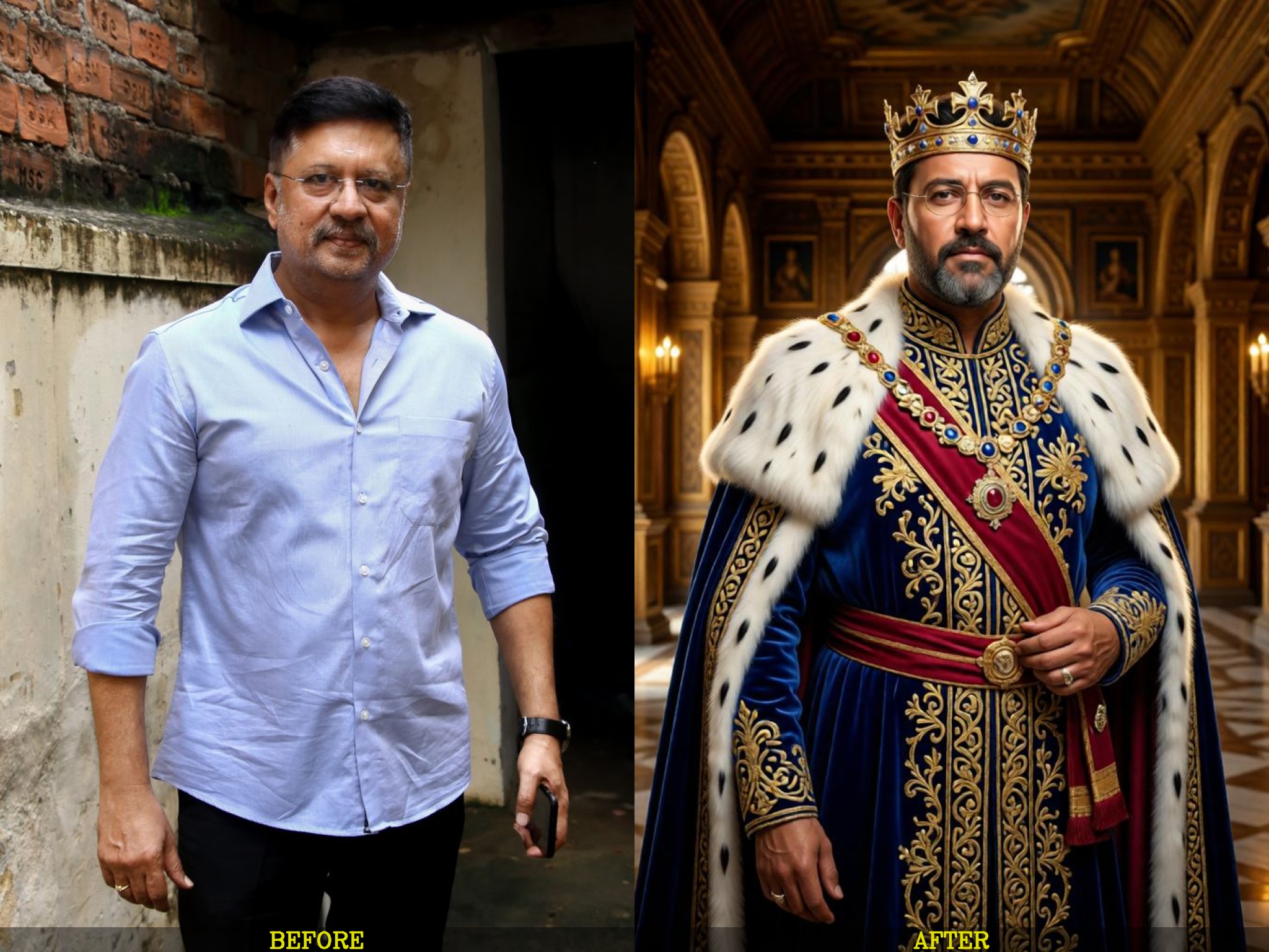 Ultra-Realistic Royal King Father's Day Portrait