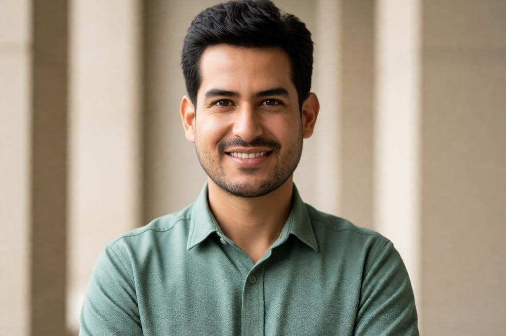 Ultra‑Realistic Straight‑On Male Portrait Prompt