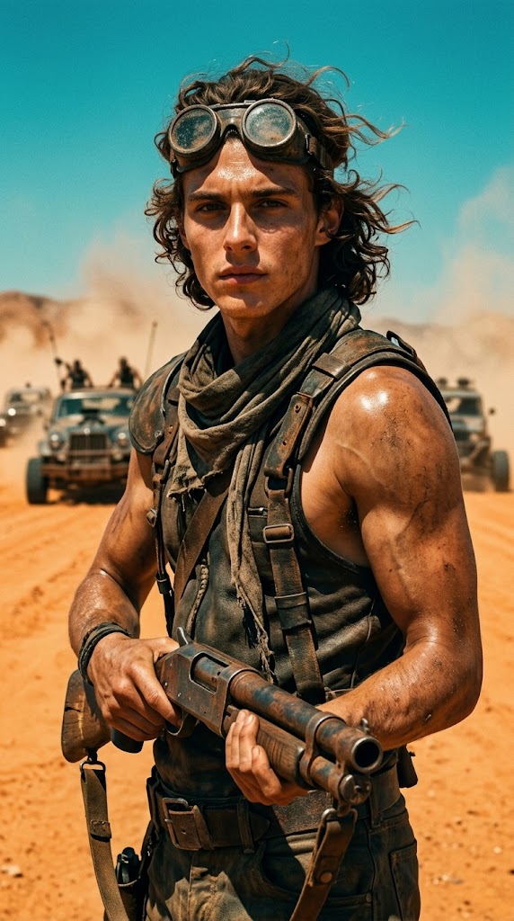 Wasteland Survivor Cinematic Portrait