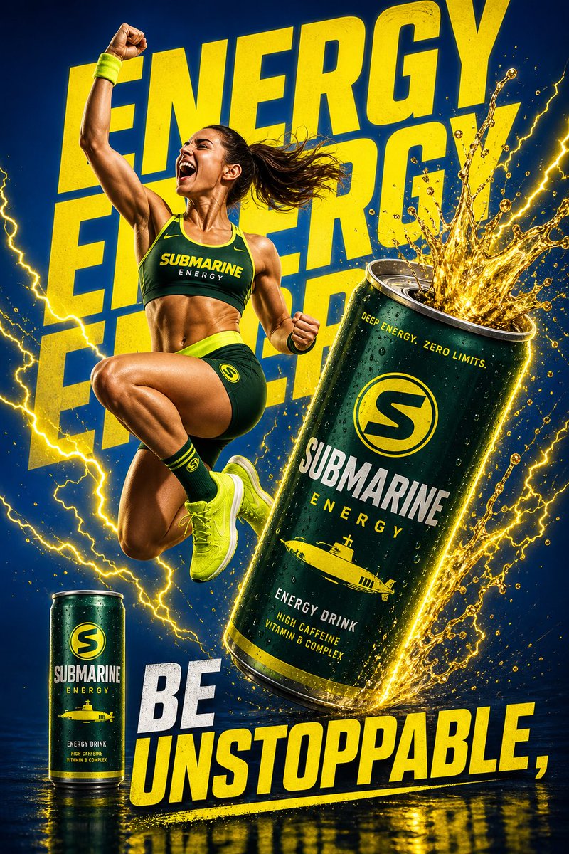 AI Prompt for High-Energy Product Photography with Athlete and Cinematic Lighting