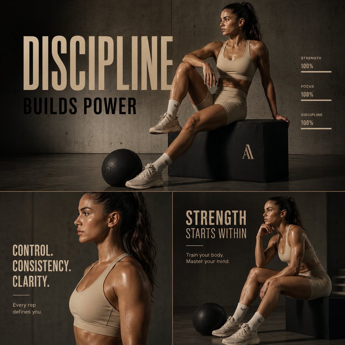 AI Prompt for Luxury Fitness Posters: High-End Fitness Advertising