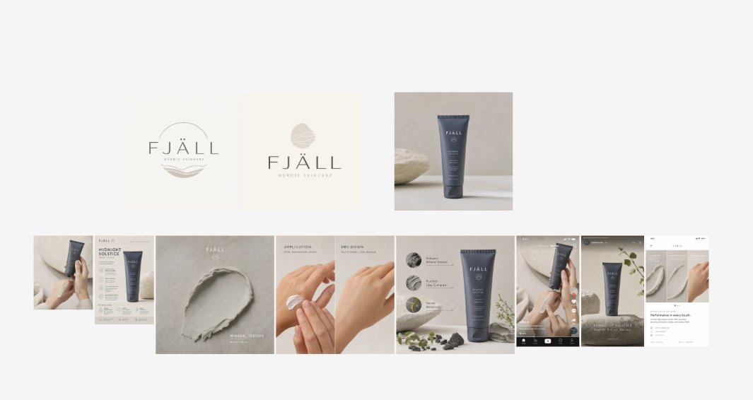 AI Prompt for Minimalist Scandinavian Skincare Brand Identity