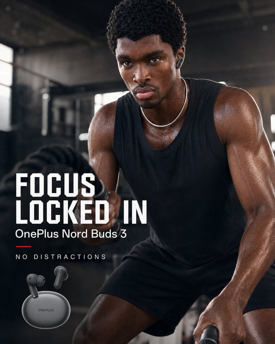 AI Prompt for OnePlus Wireless Earbuds Ad