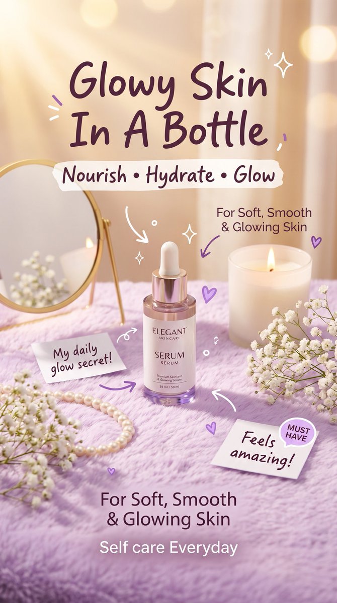 AI Prompt for Pastel Skincare Product Photo Shoot