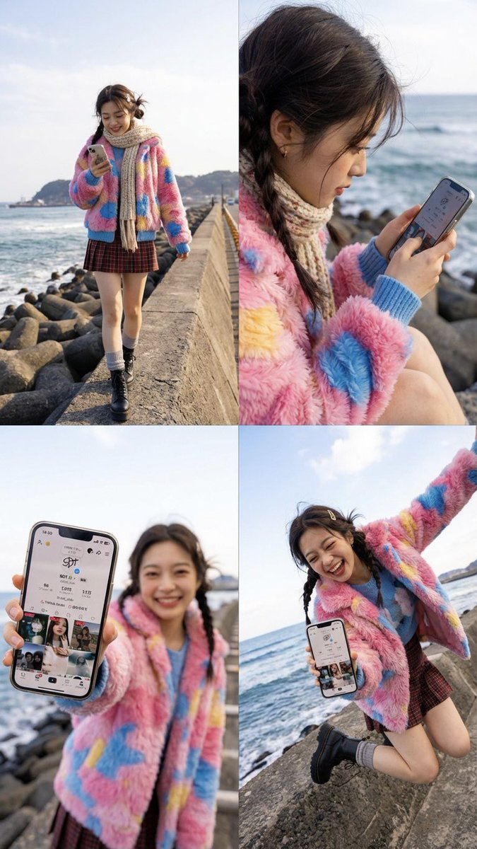 AI Prompt for Social Media Product Image with Replaceable Phone Screen