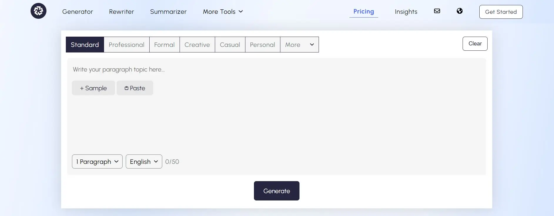 Fast AI Paragraph Generator for Quality Content