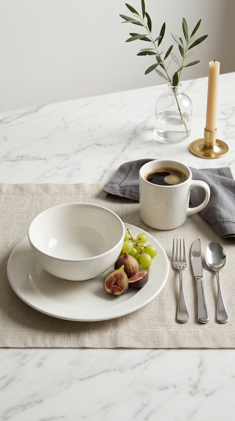 Premium Tableware Product Ad Image